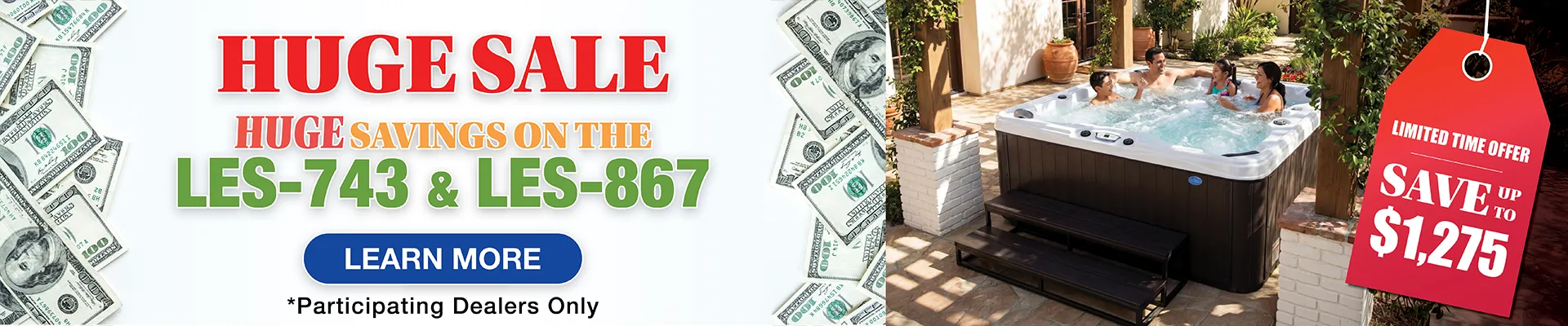 Calspas hot tub being used in a family setting - Tempe